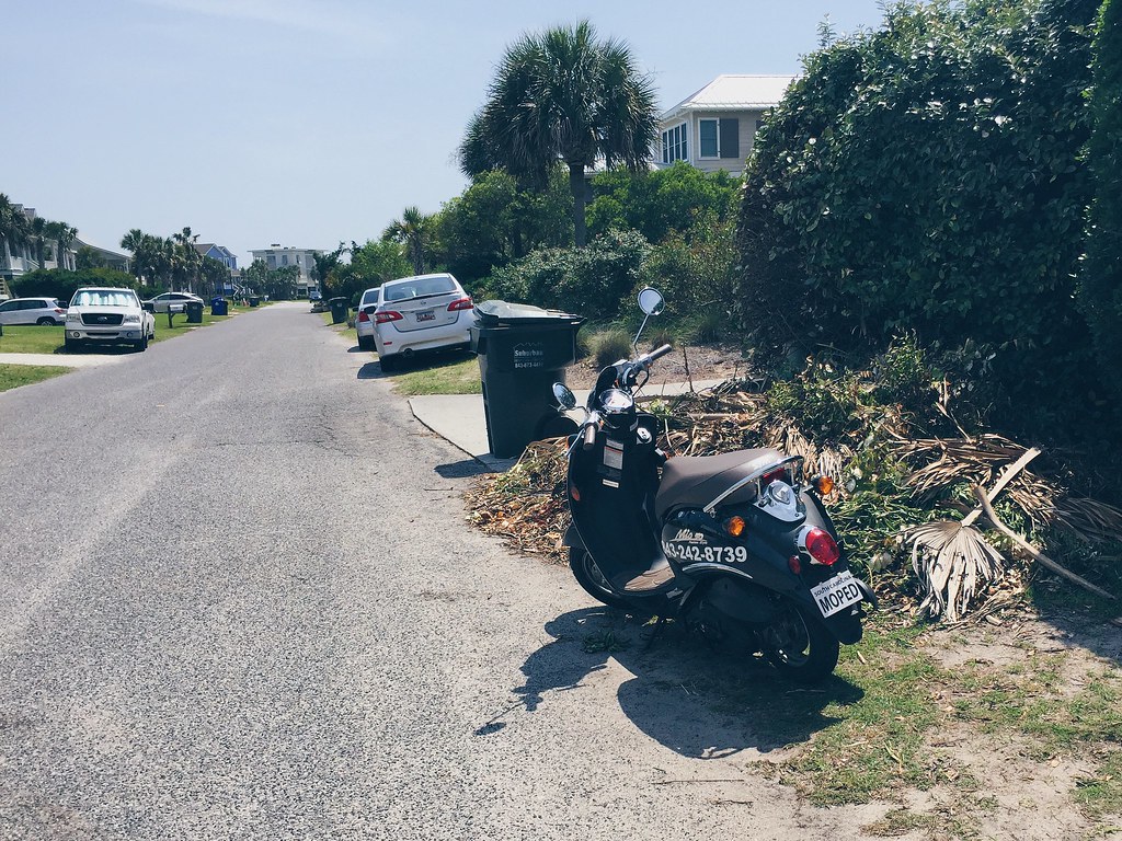 Moped Taking a Break