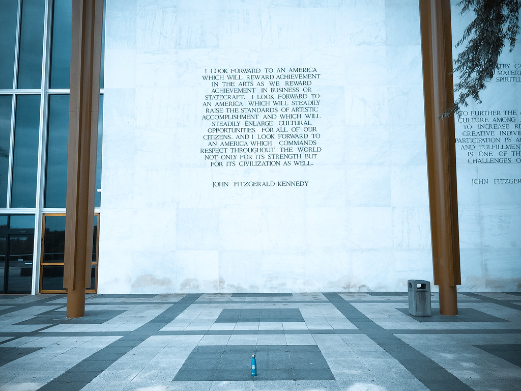 Bottle In Front of his Favorite Quote