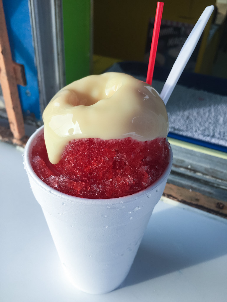 Shaved Ice with Condensed Milk