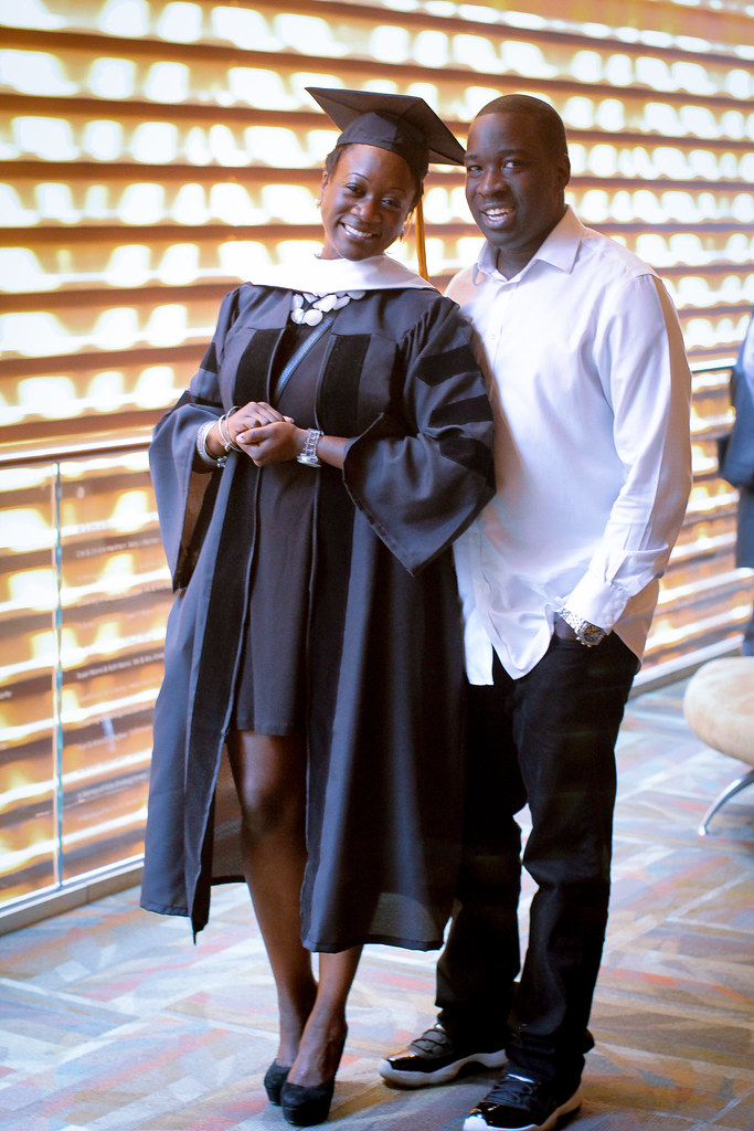 My Sistren and I at her Graduation