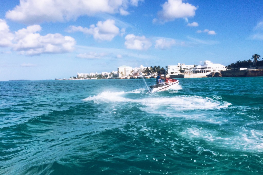 Jetsking in Nassau